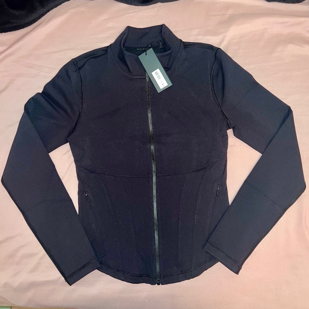 Aritizia Golden LIFE Corset Zip-Up Size Medium